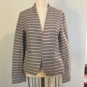 Loft linen stripped jacket